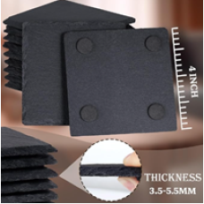 4" Square Slate Coaster