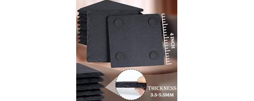 4" Square Slate Coaster